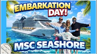 MSC Seashore Embarkation Day - A First Look at This Massive Cruise Ship