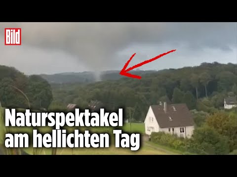 Wirbelsturmalarm für Wuppertal: Tornado fegt über Dönberg