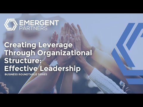 Creating Leverage Through Organizational Structure: Effective Leadership