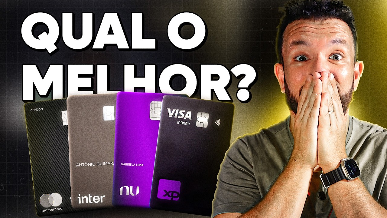 [COMPARATIVO] NUBANK, BANCO INTER, C6 BANK OU XP? QUAL O MELHOR CARTÃO?