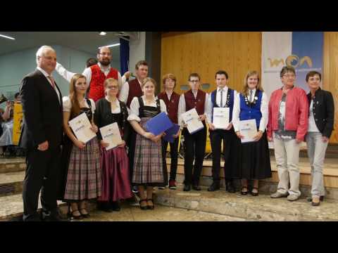 Verleihung der Musikerleistungsabzeichen im Bezirk Mittelbayern