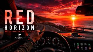 Crimson Coastline 🌅 | Mediterranean Sunset Drive