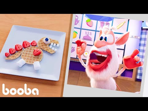 Booba 🙃 Waffle Hayvanları - Gıda Bulmaca | Tüm bölümler arka arkaya | Super Toons TV Türkçe