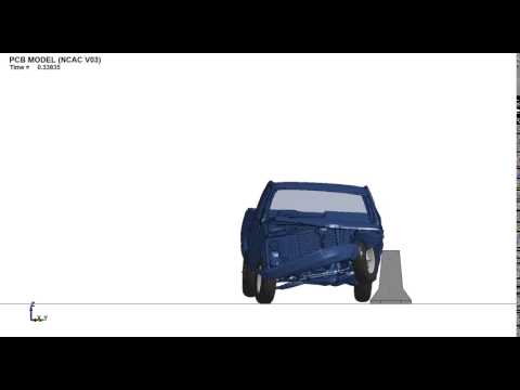 Vehicle - Concrete Safety Barrier Impact