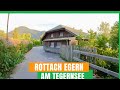 Entlang des Tegernsee in Rottach Egern