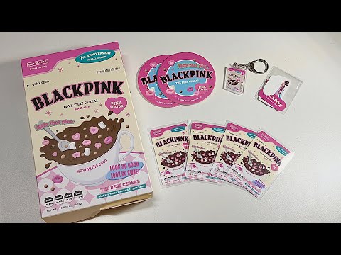 Blackpink 7th anniversary 2023 cereal box Collectable Deco Kit