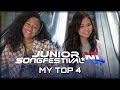 My Top 4 Junior Songfestival 2021