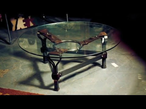 Jacques Adnet Coffee Table in 1960s - Salvage Hunter 1415