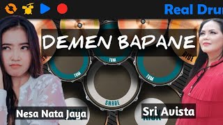 Download lagu Demen Bapane ( Sri Avista ) • Cover Nesa Nata Jaya | Versi Real Drum mp3