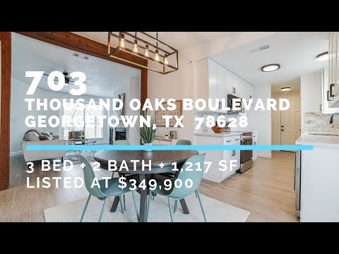 New on market in Georgetown - 703 Thousand Oaks Boulevard