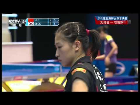 2013 Asian Cup (ws-sf) LIU Shiwen - SEOK Hajung [HD] [Full Match/Chinese]