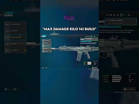 THE *MAX DAMAGE* KILO 141 BUILD on WARZONE 👑 #warzone #callofduty #bo6 #rebirthisland #cod #shorts