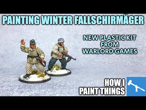 Painting Winter Fallschirmjaeger - Simple Uniforms, Done Quick [How I Paint Things]