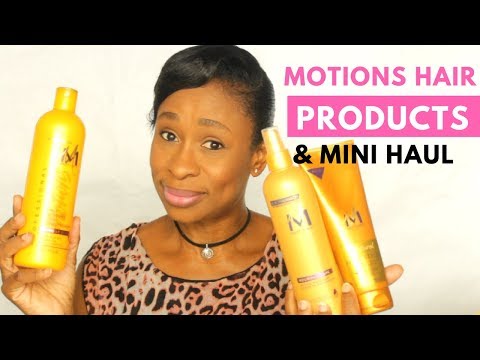 Motions Hair products | mini haul