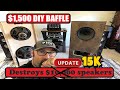 $1,500 DIY Baffle holding its own against $15K Hifi !?!? 🤯🤯 UPDATE -