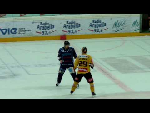 Vienna Capitals vs SAPA Fehervar AV19 (05.02.2010) - Fight: Sean Selmser vs Andras Horvath + Brawl