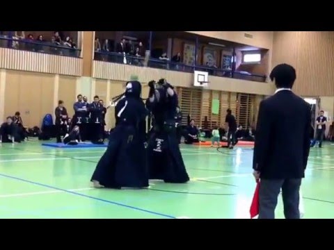 Kendo  Zuri cup 2016 -Final Open 2e Dan A +: Kröbl vs Rothacher