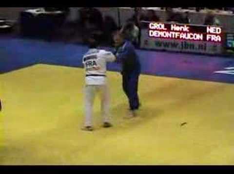 Judo: Henk Grol (NED) - Frederic Demonfaucon (FRA)