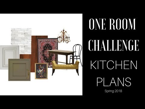 One Room Challenge: Kitchen plans-Spring 2018