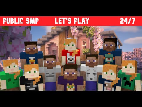 VICKY RAJ GAMING - (🔴LIVE) Playing Minecraft Public smp! VICKY RAJ GAMING