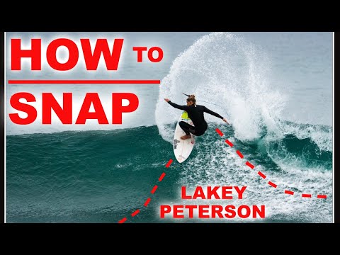 How to Frontside SNAP | Surfing Pro Tips with Lakey Peterson