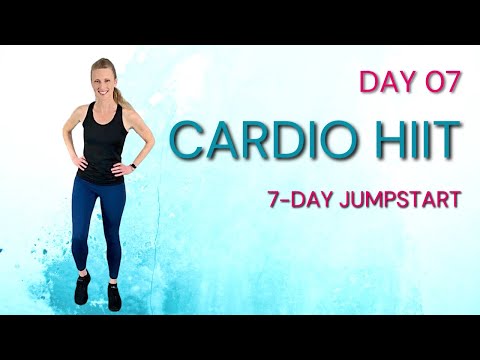 Cardio HIIT 40/20 At Home Workout (7-Day Jumpstart, Day SEVEN)