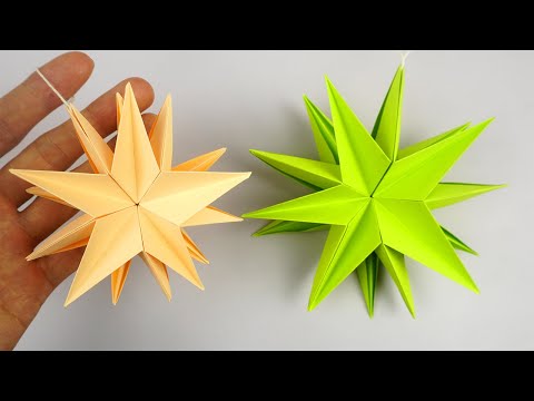 【クリスマス 折り紙】折り紙 星 簡単 ☆ Origami Christmas Star