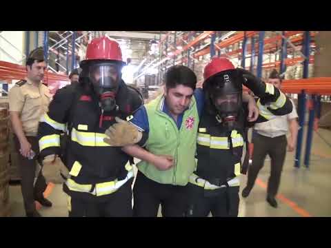 FHN “Dinçer və Carçıoğlu” MMC-yə məxsus anbar sahəsində təlim keçirib (video, foto)
