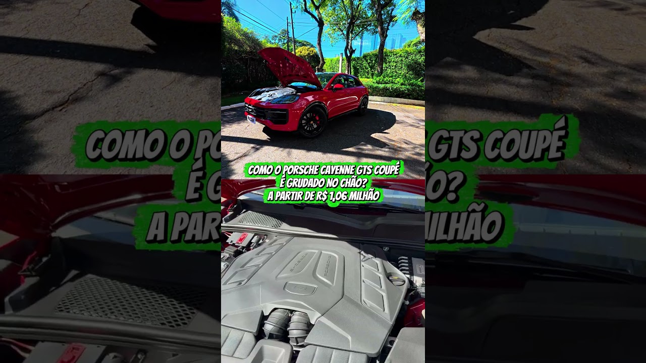 O SEGREDO DA ESTABILIDADE: Como o Porsche Cayenne GTS Coupé gruda no chão? 🚙⚡