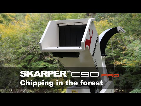 Videos SKARPER C90 PRO Skarper.at Professional compact wood chipper