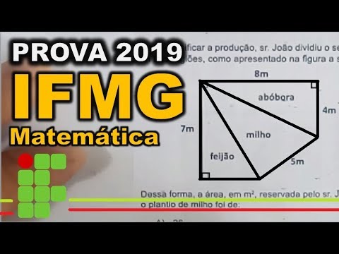 IFMG - 2019 | RESOLUÇÃO DA PROVA. (Questão 26). IFRN, IFRJ, IFCE, IFPE, IFAL, IFTO