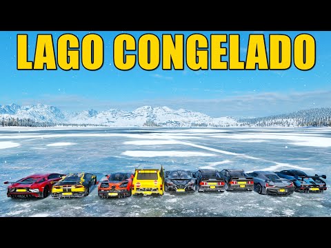 PEGA PEGA NO LAGO CONGELADO - FORZA HORIZON 4