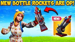 *NEW* BOTTLE ROCKETS ARE OP! - Fortnite Funny Fails and WTF Moments! #461