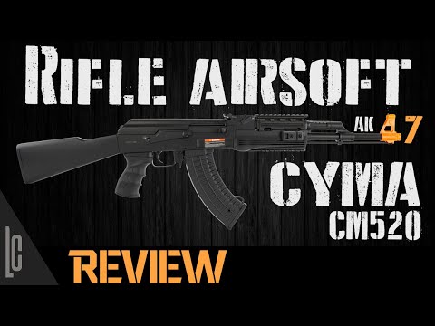AK 47 TACTICAL -  RIFLE AIRSOFT AK47 CM520 - REVIEW