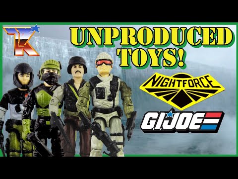 Unproduced Toys | GI Joe Night Force | Vintage A Real American Hero | Toy History | O-Ring Figures