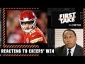 Stephen A. reacts to the Chiefs' WILD OT WIN over the Bills | First Take