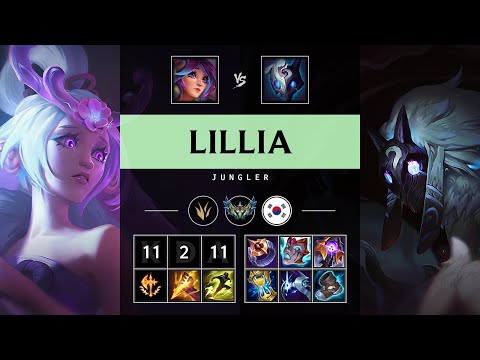 Lillia Jungle vs Kindred - KR Challenger Patch 25.S1.3