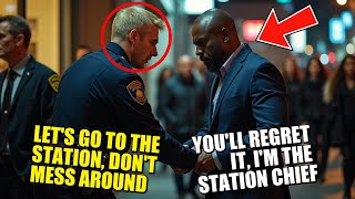 Police Officer Handcuffs Black Man Not Knowing He Is New Precinct Chief