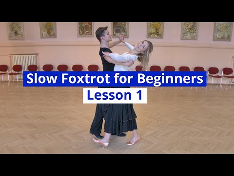 Slow Foxtrot for Beginners Lesson 1 | Feather Step, Three Step