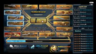 Global Strike! Super silver Arsenal (900crystal)! Golden Arsenal (555 crystal)!