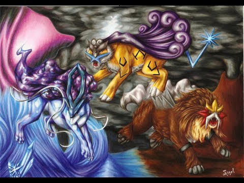 comment trouver entei et raikou dans pokemon cristal