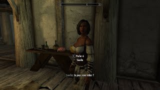 Skyrim + SE - Un moment de besoin : aider Saadia la Rougegarde ou dire aux Alik&#39;r où elle se trouve.