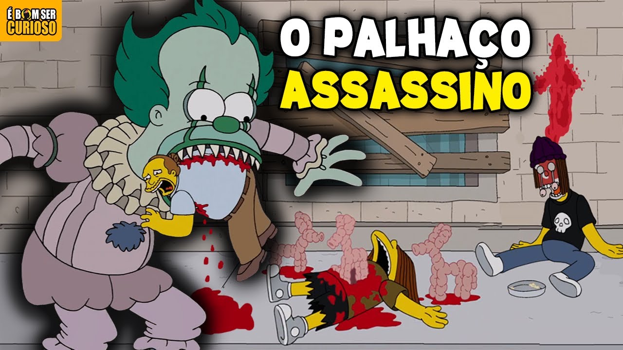 A FAMÍLIA AMARELA ENFRENTA O TERROR DO PALHAÇO ASSASSINO - Os Simpsons