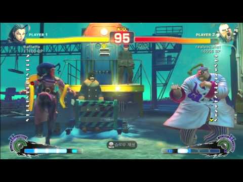 SSF4 Rank Match  tiaflatte (RO)  vs  realvocalist (RU)