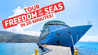 ESSENTIAL Ship Tour of Freedom of the Seas ⏰ IN 20 MINUTES! #royalcaribbean