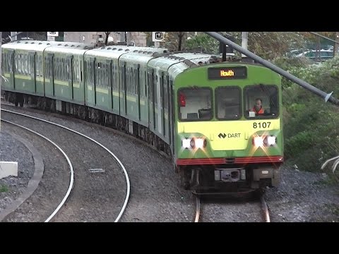 IE 8100 Class Dart Train number 8107 - Salthill & Monkstown, Dublin