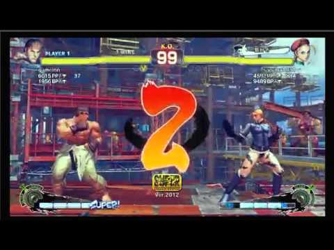 【SSF4 AE】Daigo Umehara vs saru​ma103 ＆ Rid Walter 4/4