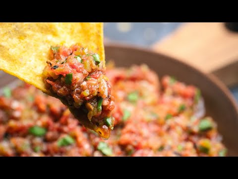 Fire Roasted Salsa (10 minute recipe!)