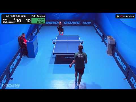 18:00 Yurii Shchepanskyi - Vadym Hryban 20.08.2023 TT Euro.Cup Ukraine Star. TABLE 4