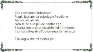 Levante - Pose plastiche Lyrics